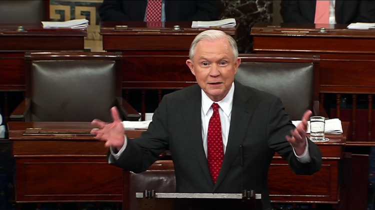 Newly-minted Attorney General Jeff Sessions