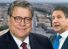 William Barr Asked About US Intelligence Activity During Recent Trips to Italy, Prime Minister Says