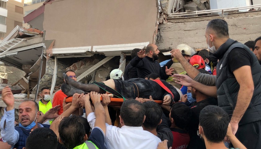 Earthquake Strikes Turkish Coast and Greek Island, Killing 14