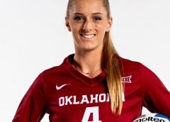 University of Oklahoma volleyball player Kylee McLaughlin