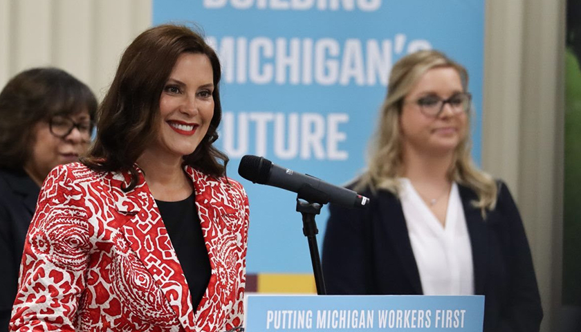 Gov. Grethcen Whitmer announces that Michigan received a $10 million grant to support the state’s registered apprenticeship expansion efforts and increase employment opportunities for Michiganders.