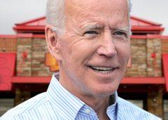 President Biden in front of a Sheetz store (composite image)