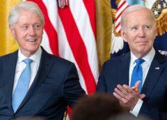 Bill Clinton with Joe Biden
