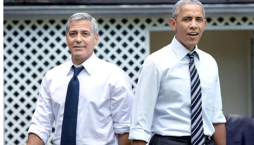 George Clooney and Barack Obama