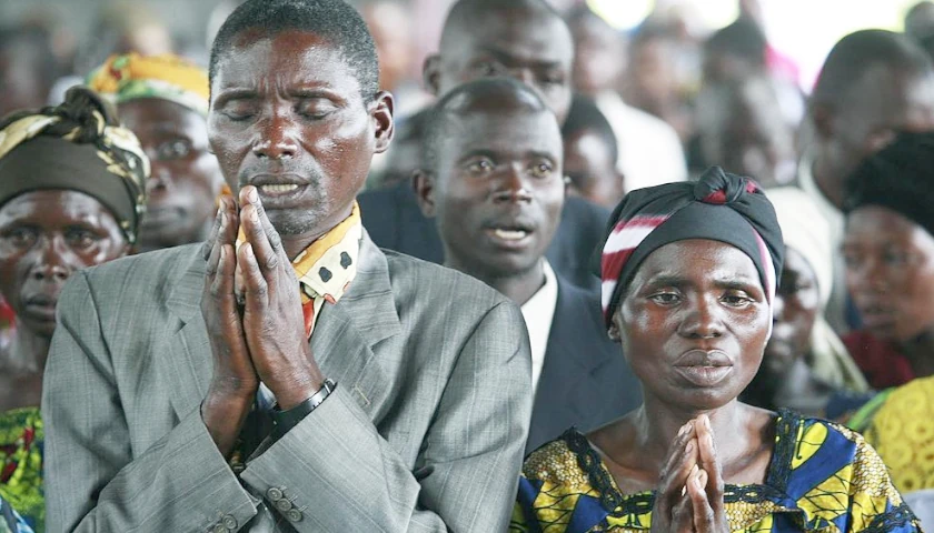 Africans Praying