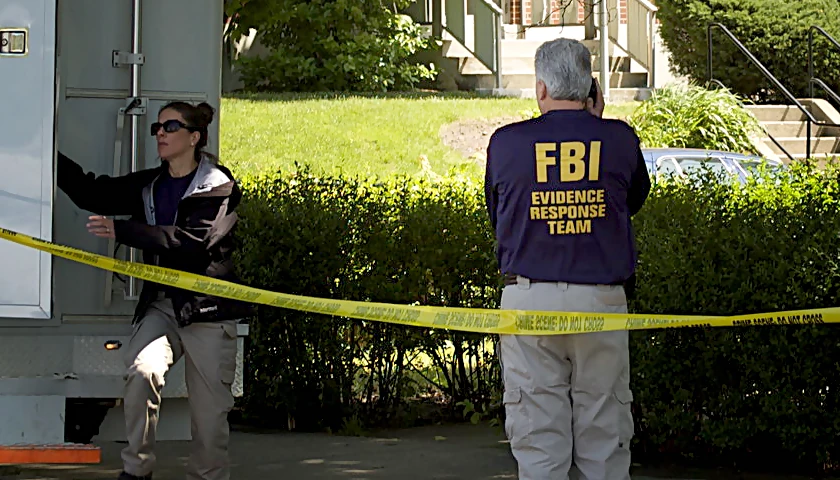 FBI crime scene