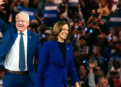 Kamala Harris and Tim Walz